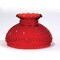7" Cranberry Hobnail Oil Lamp Shade